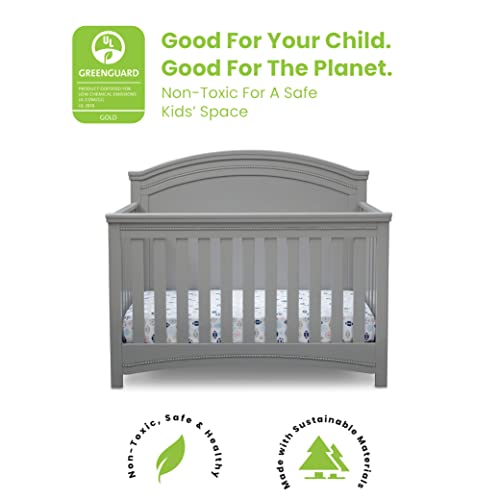 Simmons Kids Slumbertime Emma Convertible Crib N More, Grey #TOP2
