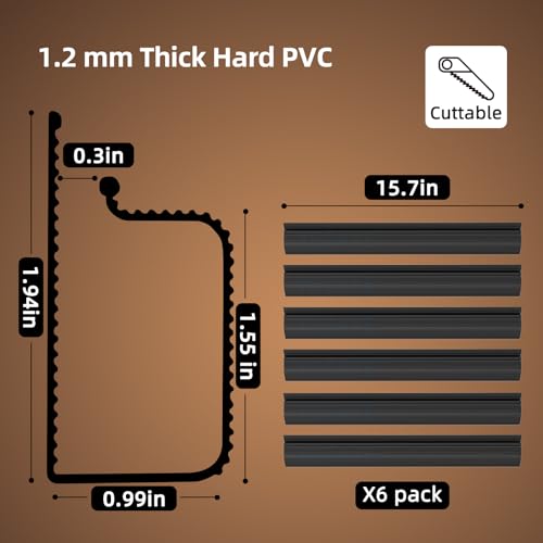 YECAYE 6-Pack J-Channel Cable Raceway Kit — view 3