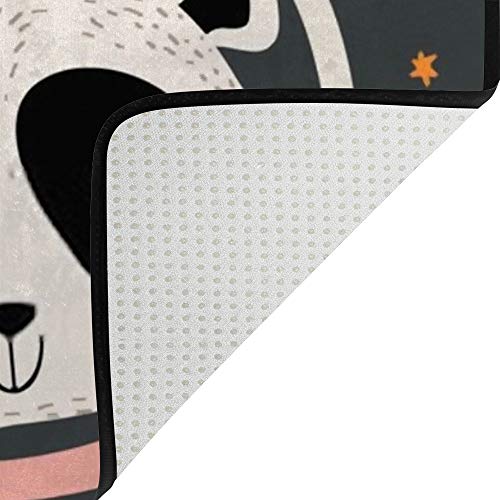 Tapis de salon velours coton stretch imprimé espace - 5