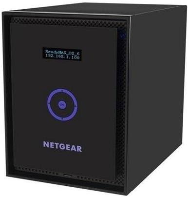 Netgear ReadyNAS 516 6-Bay, Diskless,Intel Core i3 i3-3220 3.30 GHz - 6 x Total Bays - 4 GB RAM - RAID Supported - HDMI - 3 x USB Ports RN51600-100NAS