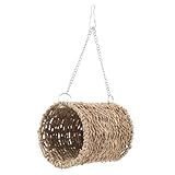 Hamac jouet : peut être utilisé à la fois comme lit hamac, offre un endroit sûr et confortable pour que les petits animaux puissent dormir et se reposer, tube pour hamster