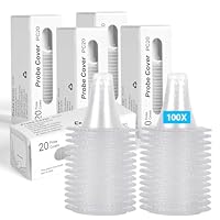 ACWOO 100er Set Fieberthermometer Schutzkappen，Fieberthermometer Ohr Schutzhüll, Ohrthermometer-Sondenabdeckungen, Sicher und hygienisch für Kinder und Alle