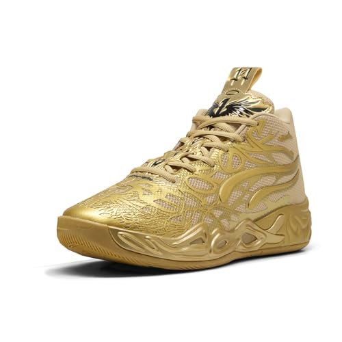 PUMA Mens Mb.04 Golden Child Basketball Sneakers Shoes - Gold2