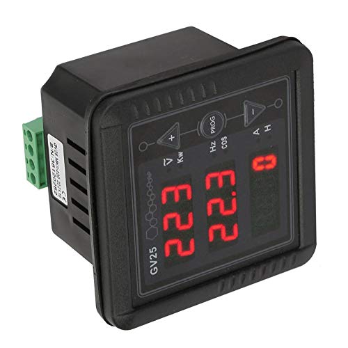 Image of LED Digital Display Multifunction Power Energy Meter Voltage Current Frequency Tester 110 /220V System Generator Panel Meter for Electric Equipment Monitoring
