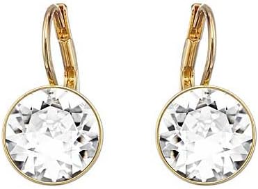 Swarovski Crystal Bella Mini Pierced Gold Plated Earrings