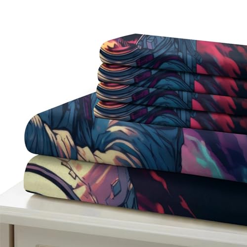 Housse de couette astronaute parure de lit 3D microfibre de qualité supérieure - 7