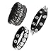 Eigso PU Leather Gothic Punk Rock Wristbands for Women Men Unisex Fashion Goth Glove Cuff Bracelets for Woman Man