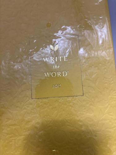 Journal Joy Write the Word carnet de developpement personnel