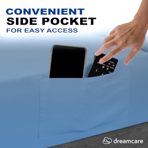 image for DREAMCARE Queen Size Sheets - Cooling Bed Sheets - 4pcs Set - up to 15