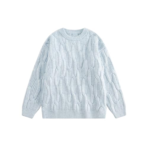 Winter Japanese Style Men's Sweater Loose Casual Knit Sweater2