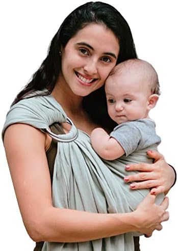 Nalakai Ring Sling Baby Carrier, Soft Linen Baby Sling, Baby Wrap, Comfort, Style, and Giving Back - Carry Your Little One with Love