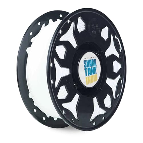 Image of WOL3D 1kg 2026 PLA PRO+ 3D Printing Filament - Improved Formula for Enhanced Strength & Flexibility, (Natural White), Eco-Friendly, Compatible with Most FDM 3D Printers, Made in India.
