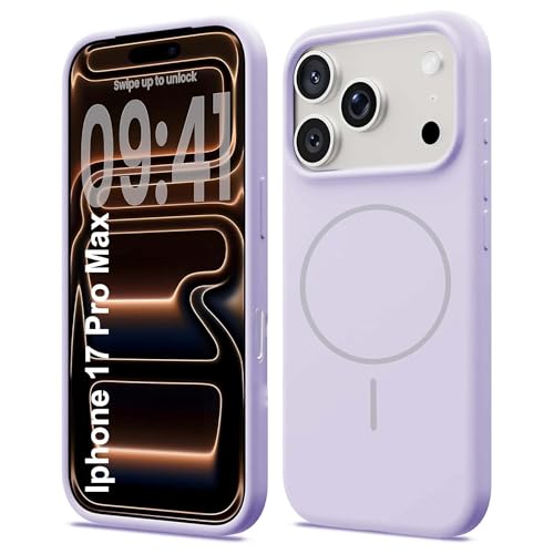 Image of Kratos Active Grip Silicone Case Cover Compatible with iPhone 17 Pro Max - Enhanced Protection, Wireless Magnetic Charging Case with Raised Edge Camera & Screen Protection, Shock-Resistant Design