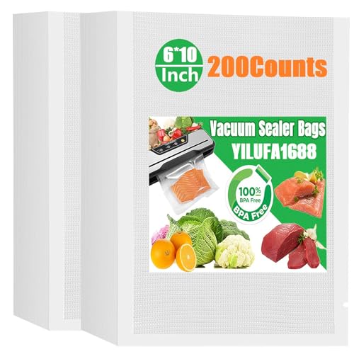 Vacuum Sealer Bags for Food - 200 Pack 6