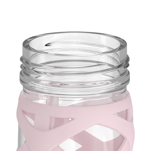 Lifefactory 16oz Bottle Classic Cap Helix Sleeve Pink