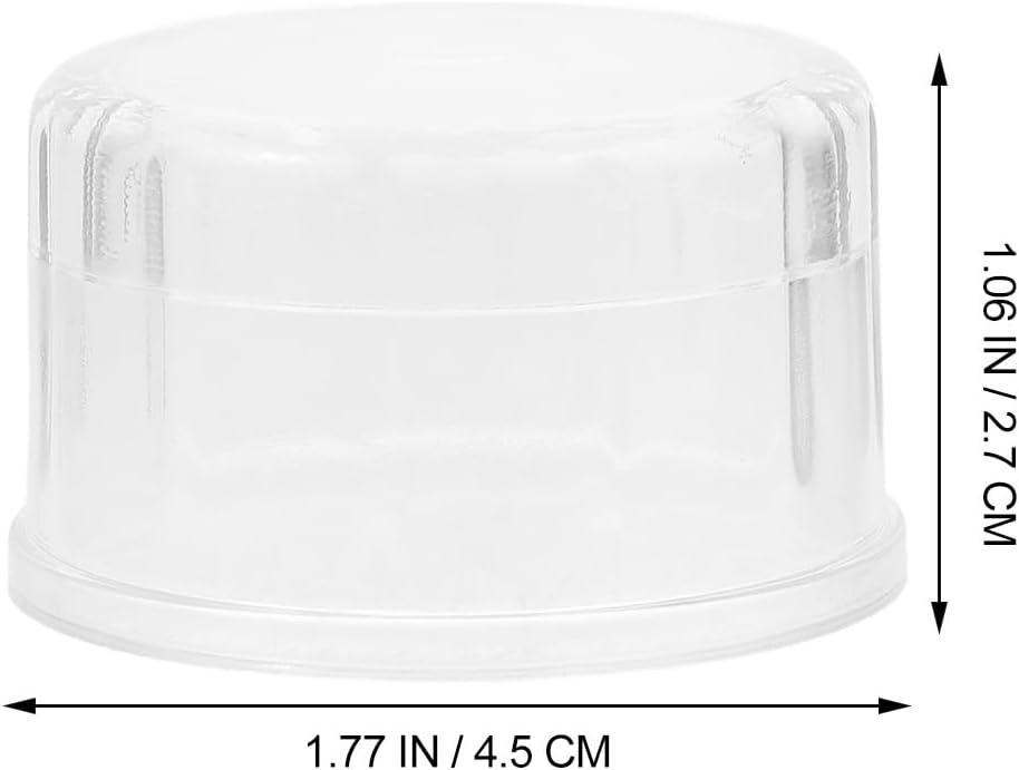STOBAZA Splash-Proof Shaker Lid Replacement Set 10 Plastic Cocktail Shaker Caps for Juice Cups and Drink Mixers Secure Fit Travel Bar Accessories 1.77X1.77X1.06In