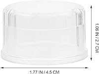 Vista 4 de 10 unids plástico Shaker Cup Cover Bubble Milk Tea Shaker Cup Caps Cocktail Shaker Cup Covers Juice Cups Tapas Hand Drink Mixer Accesorios