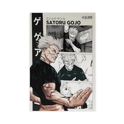 IQTFHGB Poster su tela a tema anime Gojo Satoru, Jujutsu