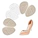 Metatarsal Pads Ball of Foot Cushions Adhesive Gel Non Slip Forefoot Protector Shoe Inserts for Women Men High Heels Sandal Shoes Pain Relief Mortons Neuroma Callus Blisters (3 Pairs) (Multicolor)