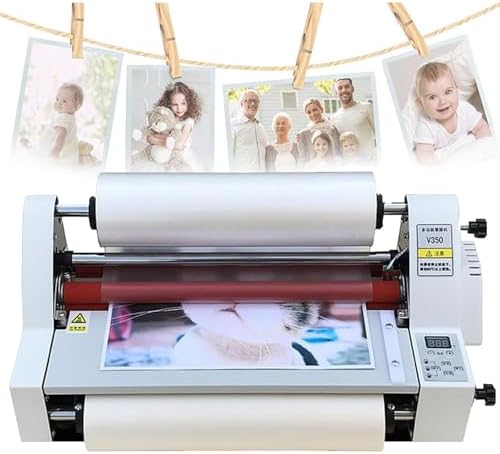 Single Dual Side Digital Display Laminating Machine, A3+ Cold Roll Film Laminator Single and Double-Sided Laminating Machine, School Office Home Use