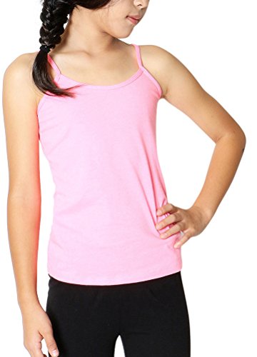 Image of ToBeInStyle Girls' Classic Knit Spaghetti Strap Cami