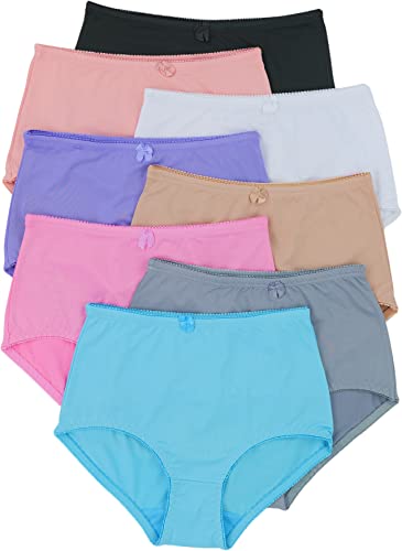 Image of ToBeInStyle Women's Pack of 6 High-Waisted Girdle Brief Tummy Support Everyday Panties