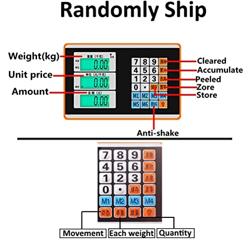 Báscula electrónica plegable con pantalla LCD de alta definición miniatura 4