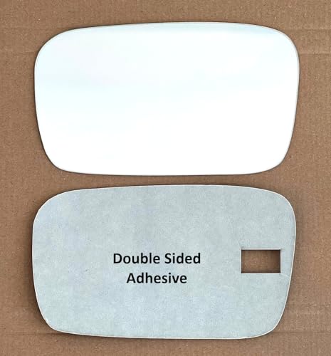 New Replacement NON-BLUE Mirror Glass with FULL SIZE ADHESIVE for 2004-2006 Acura TL Driver Side View Left LH