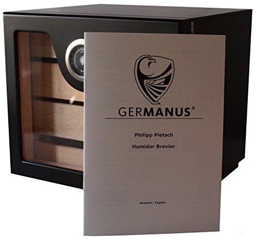 Germanus Zigarren Humidor Schrank Basis in Schwarz