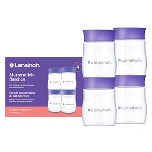 Lansinoh Muttermilchflaschen 4 x 160 ml