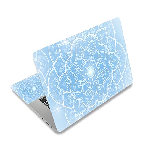 Calcomanía para portátil de 12 a 15.6 pulgadas protector azul extraíble W-NEK-27