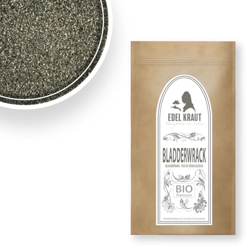 BIO Blasentang Flocken 250g | EDEL KRAUT - 100% Bio Fucus Vesiculosus Alge - Irish Bladderwrack - ohne Zusatzstoffe - Wildsammlung