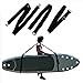 Sangle de transport réglable en nylon pour kayak, planche de surf, planche de surf, pagaie, support rembourré doux, noir