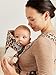 BabyBjörn Baby Carrier Mini, Cotton, Beige/Leopard | Newborn Carrier (7-25 lbs), Ergonomic, Easy-to-Use