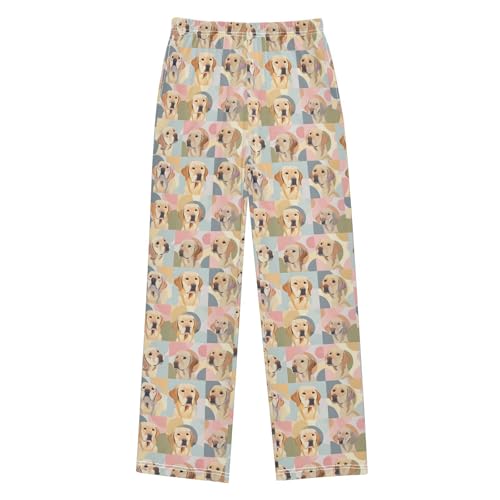 Pajama Pants Dogs Abstract Background PJ Bottoms Sleepwear Lounge Sleep Pant with Pockets