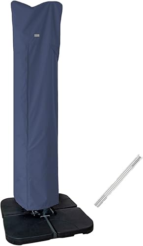 Garden Balsam Cubierta de sombrilla de patio para sombrilla de 9 a 13 pies, resistente al agua, curvada voladiza y poste recto, cubierta de