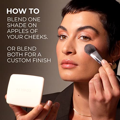 Cover Fx Monochromatic Blush Duo 0.51 Oz, Warm Honey - Bronzed Rose #TOP2