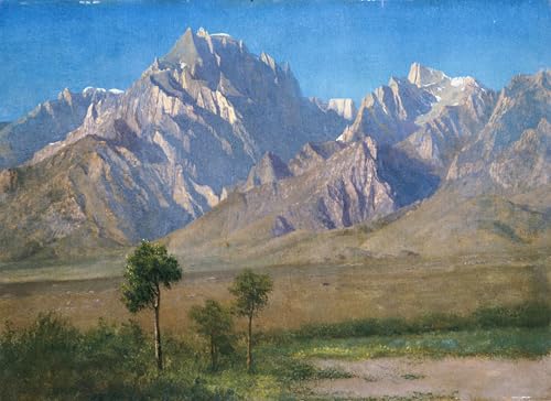 Art Décorative Imprimé Sur Toile Camp Indépendance Colorado Albert Bierstadt 60x90cm