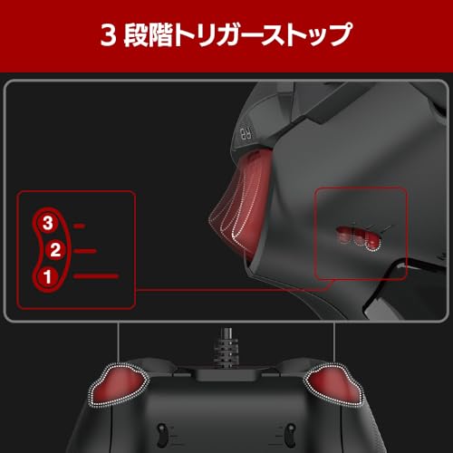 エレコム ゲームパッド 有線 XInput DirectInput Xbox系配置 ホールエフェクト 背面ボタン搭載 15ボタン ブラック JC-GP60XVBK