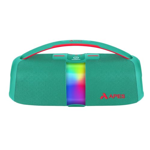 Image of APES BlastOutdoor Bluetooth Party Speaker, 8Hrs Playtime, Dynamic RGB LED's, 40W Speaker (Green)