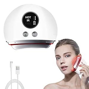 Gua Sha Facial Tools, Electric Gua Sha Face Massager, Scraping Board with 9 Level Heat & Vibration for Face Lift Neck Body Skin Care, Anti-Aging, Eye Puffiness & Wrinkle Removal, Tension Relief