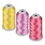 Pink, Yellow, Light Lilac