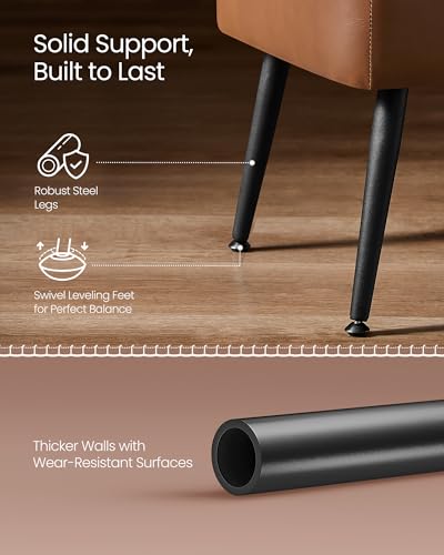 Image of VASAGLE Storage Ottoman Bench, PU Leather, Steel Legs