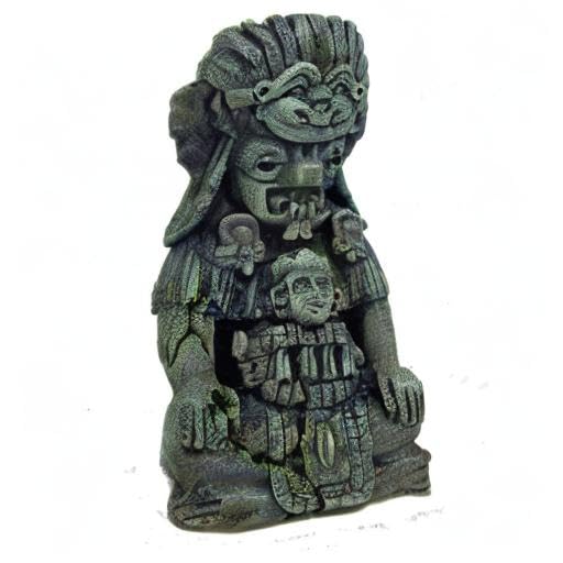 Foto 6 de 6 de Amtra Maya Estatua Decoración de Acuario de Resina Artificial, 14 cm