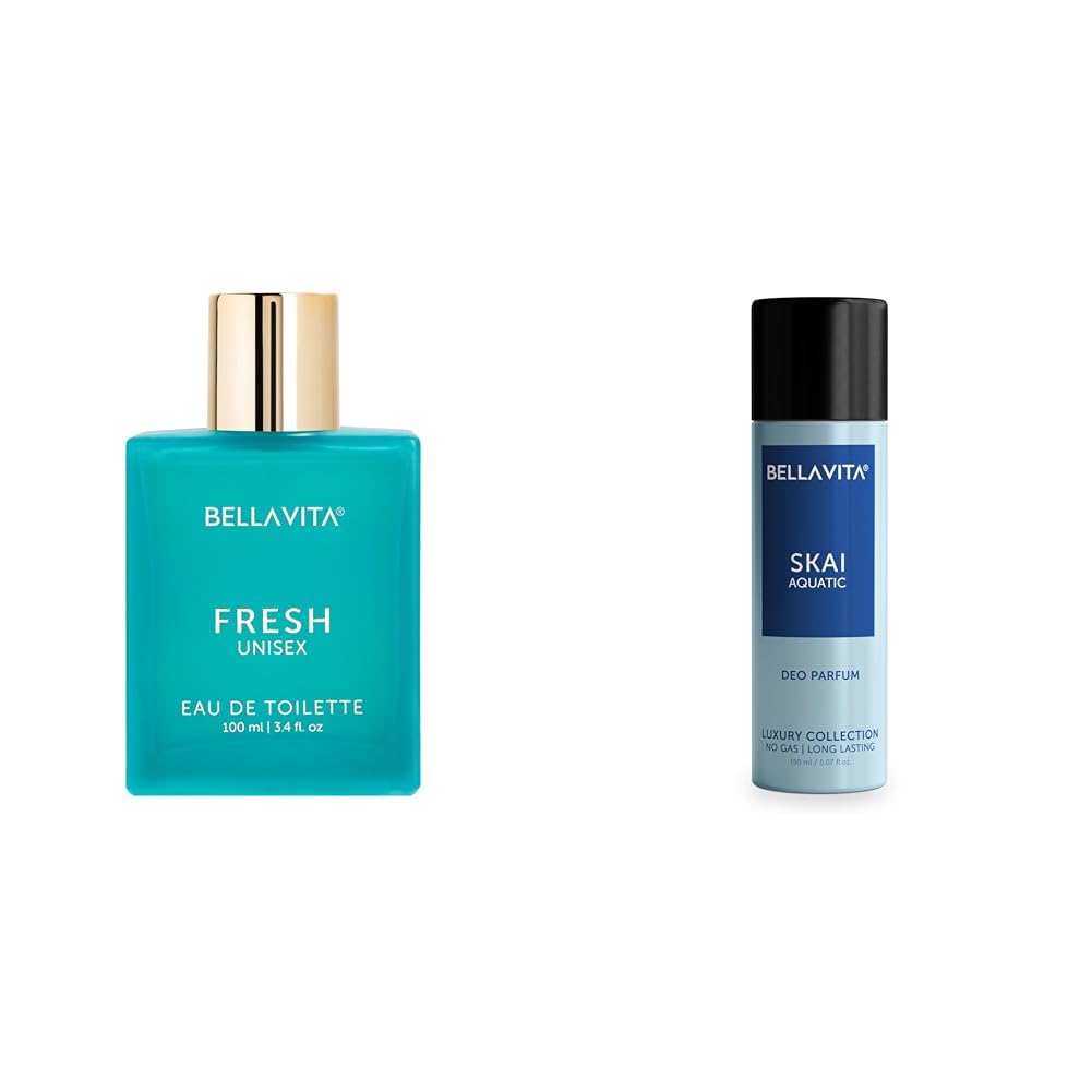 Bella Vita Luxury Fresh Unisex Liquid Eau De Toilette Skai Aquatic No Gas Deodorant Body Parfum For Men With Bergamot Pineapple Lavender, 100 Ml, 150 Ml,Assorted-image-40
