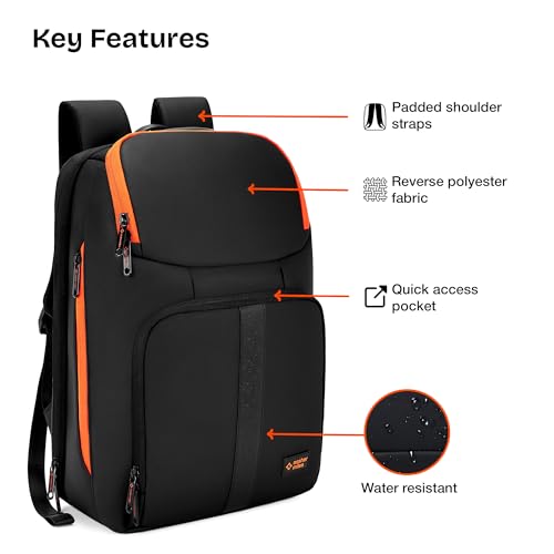 Image of Nasher Miles Backpack Fits 15.6 Inch Laptop, Premium Durable Bag| Multipurpose Laptop Backpack | Ideal for College, School, Office, Travel | Men, Women, Boys, Girls