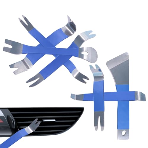 Auto Trim Removal Tool Kit | 7-teiliges Befestigungselemente Entferner und Hebelwerkzeug Set - Ergonomisches Entfernungswerkzeug für Kfz-Innenmontage von Türen und Fenstern