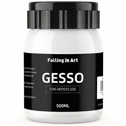 Falling in Art White Gesso Primer for Painting
