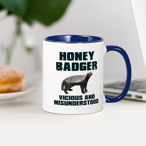 Taza de Cerámica CafePress Honey Badger 11 oz miniatura 4