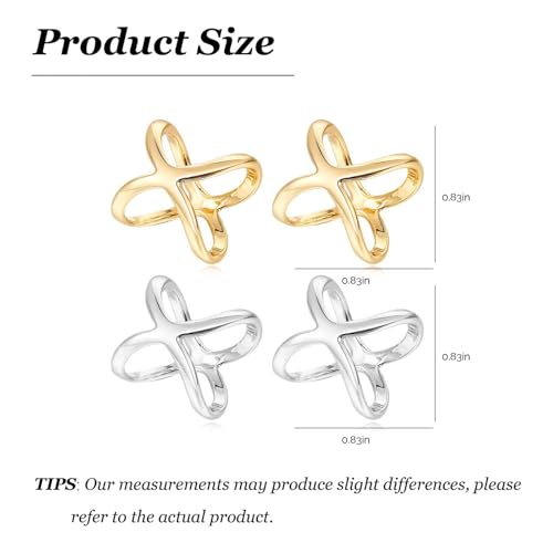 Image of Metal Scarf Ring Clip for Women Shirt Tightener Cinch Buckle T Shirt Tie Ring for Blouse Silk Scarf Shawl Sarong Clothing Accessories